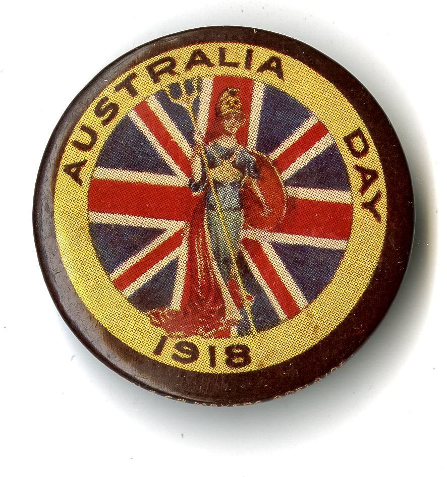 Australia Day 1918 Badge