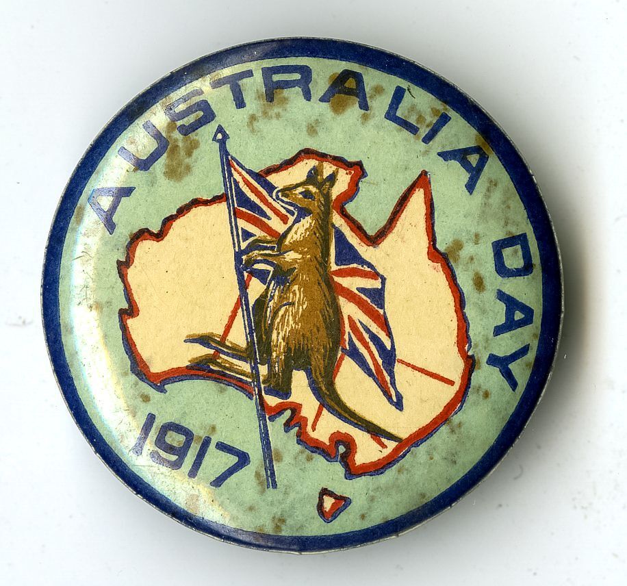 Australia Day 1917 Badge