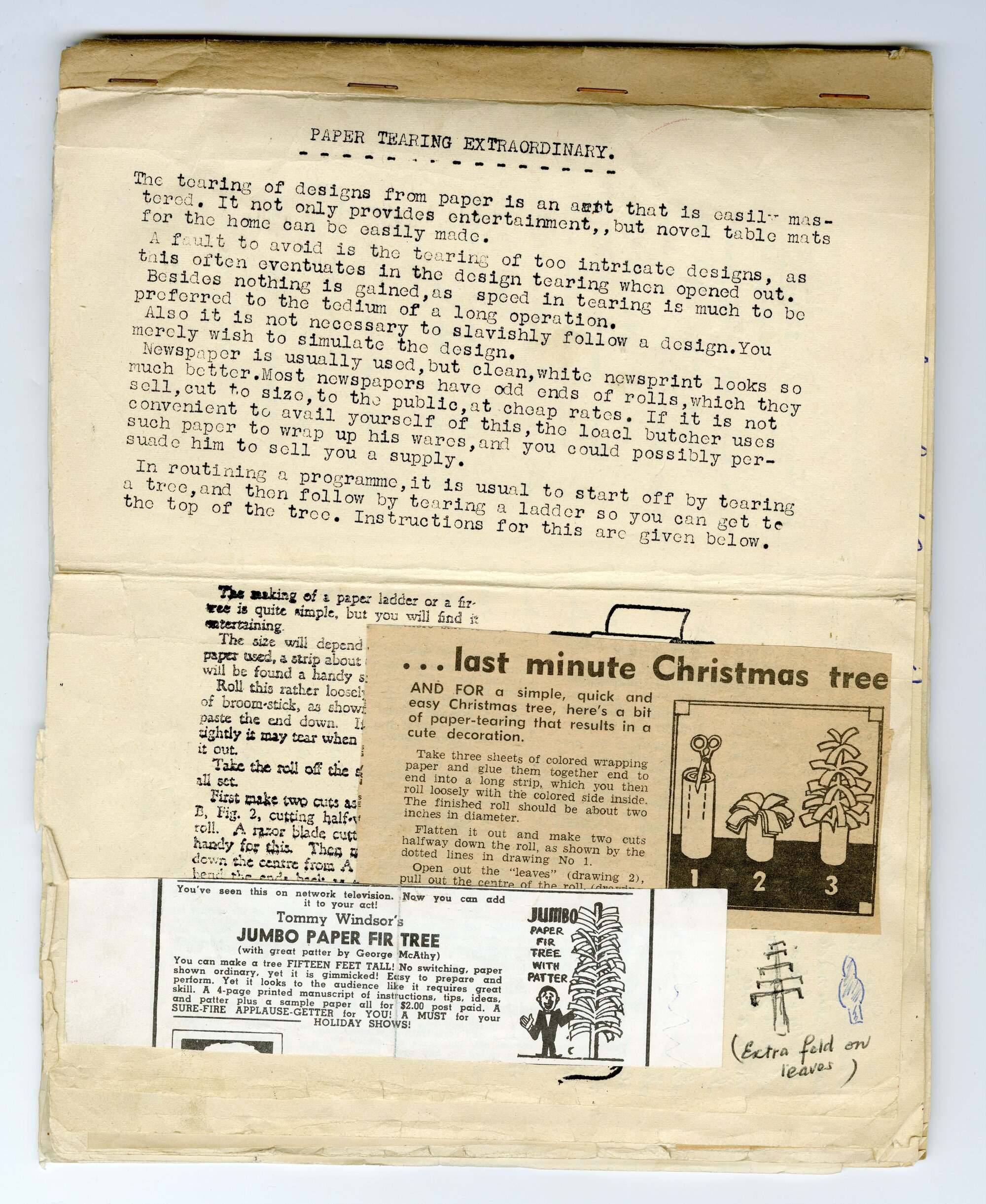 Paper Tearing Scrapbook