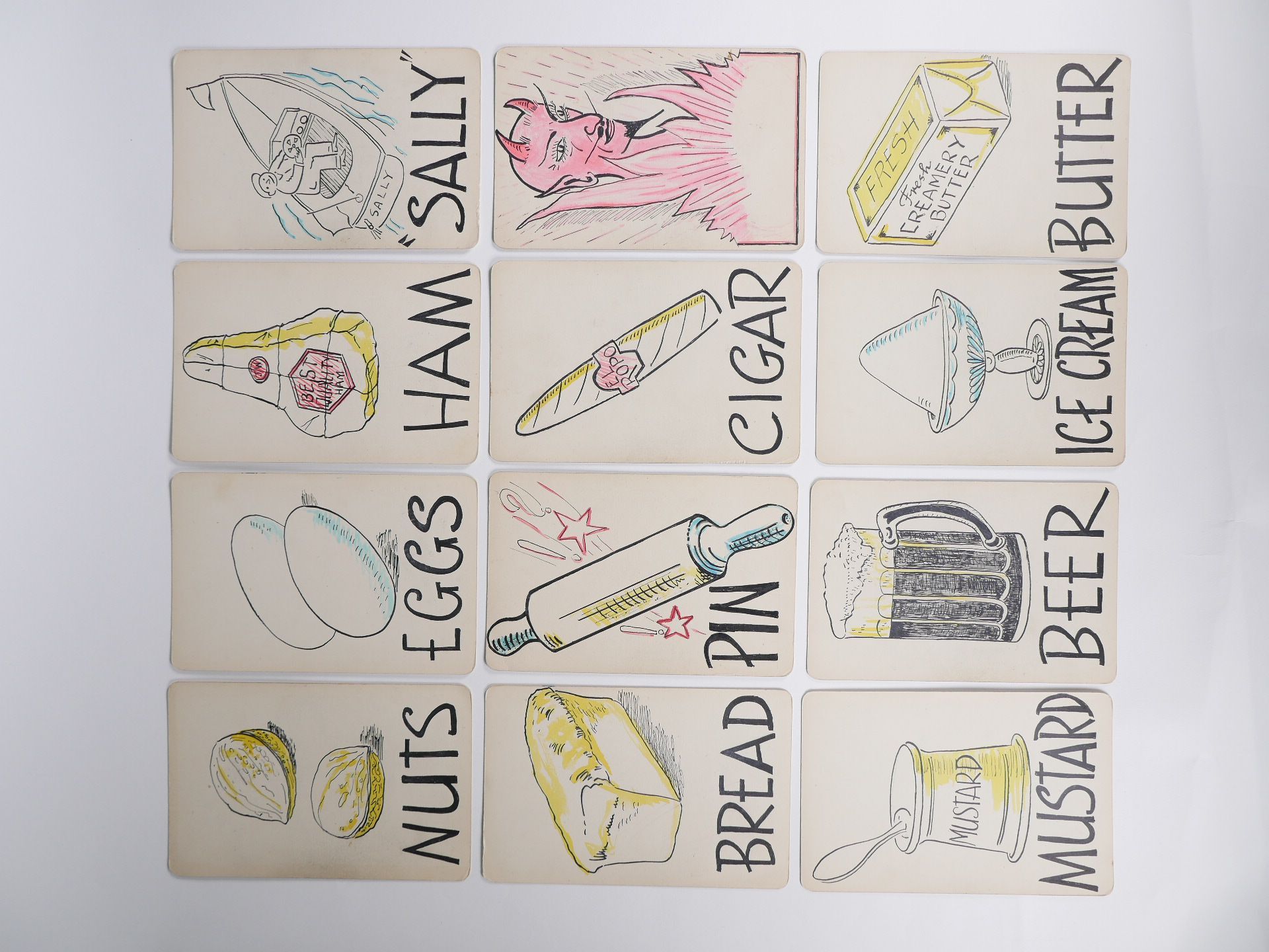 Set of flash cards