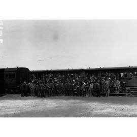 Opening of Pinnaroo railway line 
