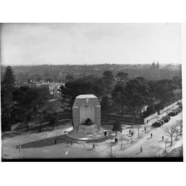 War Memorial on North Terrace Including Government House and Garden circa 1931