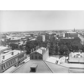 Adelaide City View - looking south-west across Victoria Square - circa 1916