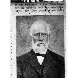 Portrait of Mr Alfred Day (born in London 1840)