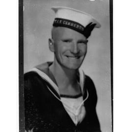 Portrait of man enlisted in Royal Australian Navy