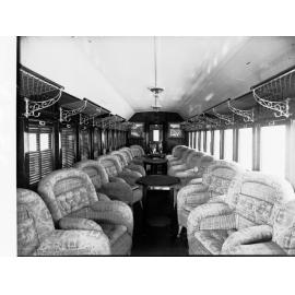 Interior of Railway Carriage Lounge