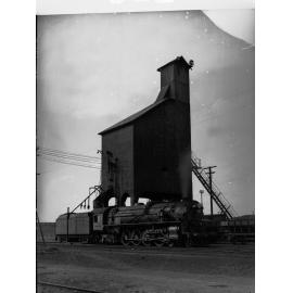 Locomotive Engine Outside Coal Handling Plant at Mile End