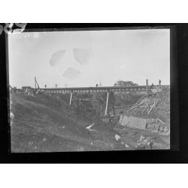 Construction of Railway Bridge over Allans Creek