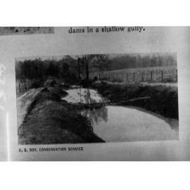 Soil Conservation Water Filled Ditch