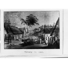 Klemzig in early times - A painting