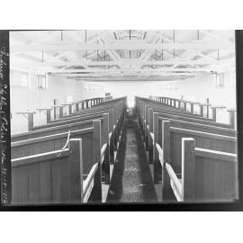 Interior of stables at the new Police Barracks, Thebarton 
