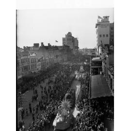 Floral pageant on King William Street for Adelaide centenary