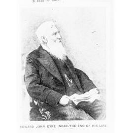 Portrait of Edward John Eyre - near the end of his life