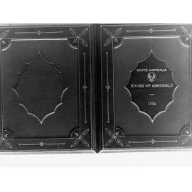Front and Back Cover - Welcoming Address to Duke of Gloucester by House of Assembly