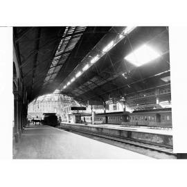Adelaide Railway Station Under Construction Showing Platforms and Horse and Cart
