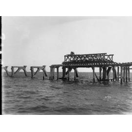 View showing Glenelg breakwater