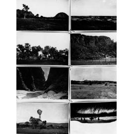 Pictures are scenes in the Northern Territory - 8 photos on one negative
