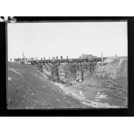 Construction of Railway Bridge over Allans Creek