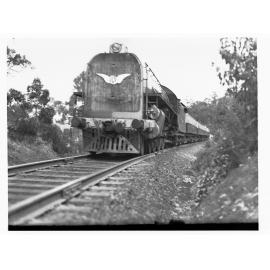 South Australia's Centenary Train in the Adelaide Hills, South Australia.