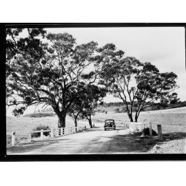 Port Pirie - Port Germein gorge, car travelling on road