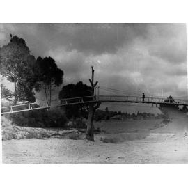 Ford from Gawler to Willaston with bridge crossing and cottages in background