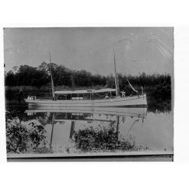 Boat on river in Darwin, Northern Territory