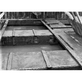 Glenelg Treatment Works, details of floor beams, preliminary settling tank