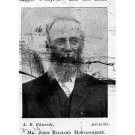 Portrait of Mr John Richard Montgomerie  - pastoralist born 1854 on LeFevre Peninsula