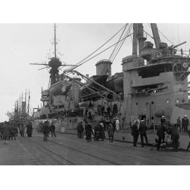 HMS New Zealand berthed at Outer Harbor, South Australia