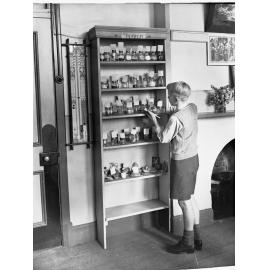 Goodwood Primary School Showing Boy at Nature Science Shelf