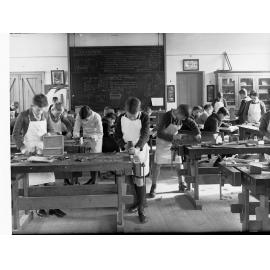 Education Department Thebarton Woodwork Class