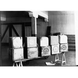Butter at the Government Export Depot at Port Adelaide