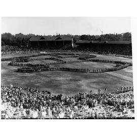 School children's pageant - Adelaide Oval for state centenary