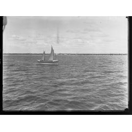 Lifeboat on water at Outer Harbor, South Australia