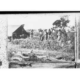 Surveyors' campsite - area surveyed for East West Line. Nullabor Plains