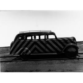 Side View of Zebra Rail Motor