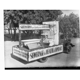 Sewer Department Decorated Lorries for State Centenary