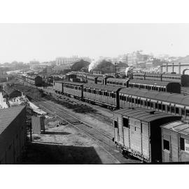 Adelaide Railway Station Yards circa 1913