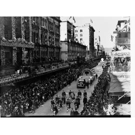 Floral pageant Rundle Street for Adelaide Centenary