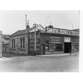 Smith and Dove Limited on Pirie Street, Battery Service Station