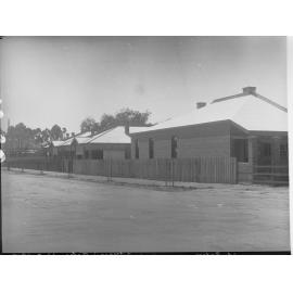 House fronts at Baliol Street, St Peters, South Australia near Maid and Magpie Hotel 