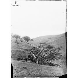 Happy Valley Waterworks - man in front of the water channel