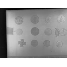 Coins and Medallions - 3 medallions and 9 coins held in public library (now State Library of South Australia)