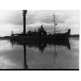 The steam dredge 'South Australian' on Port Adelaide River