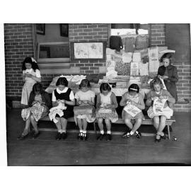 Girls Sewing at Highgate Primary School