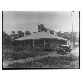 Homestead, automobile parked in the driveway