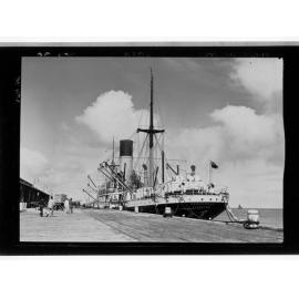 Outer Harbour - ship moored at dock