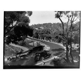 Automobiles on country road