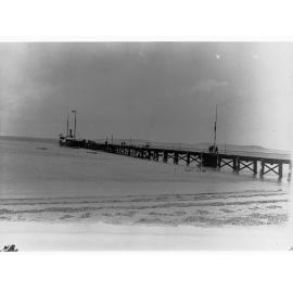 Steamship at Jetty - location unknown