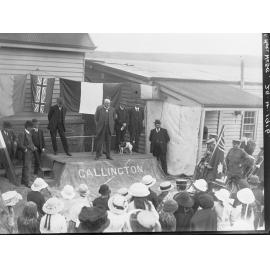 Recruiting Tour at Callington, 1916.